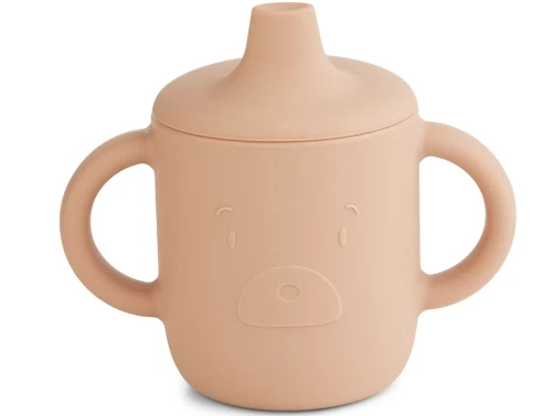 Liewood Mr bear tuscany rose babykop Neil silikone